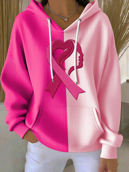 Sudadera con Capucha Octubre Rosa