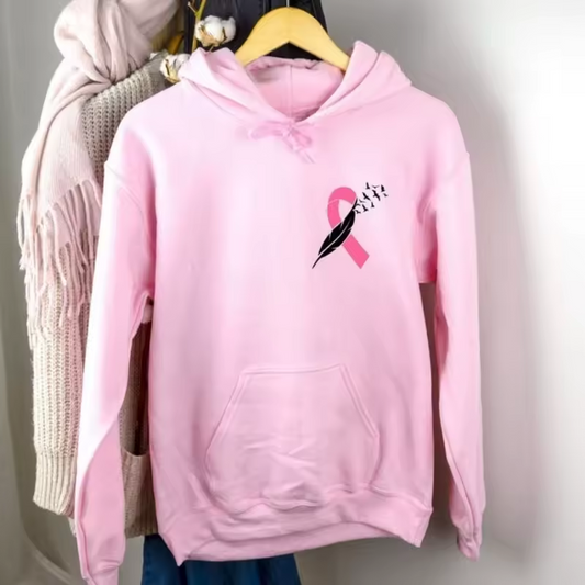 Sudadera con Capucha Plumas
