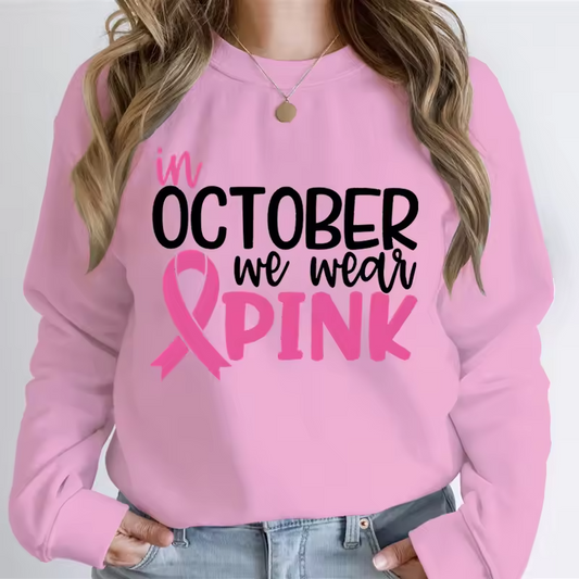 Sudadera con Capucha In October We Wear Pink